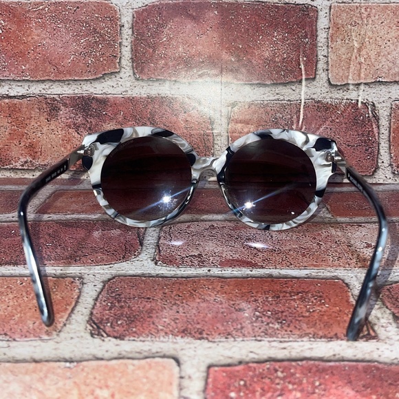 Pre-Owned Michael Kors Adelaide I 2019 311413 Black White Marble Sunglasses Chic - Picture 4 of 8